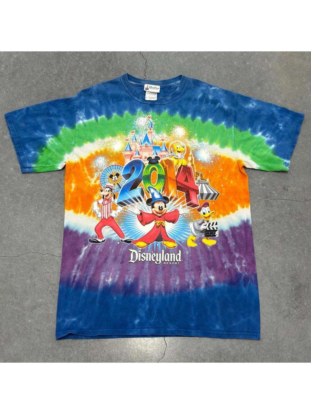 Disney Parks Disneyland Resort 2014 Tye Dye T Shirt